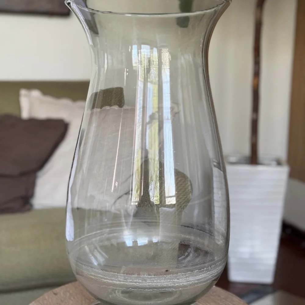 Crate&Barrel Gray Vase Accent